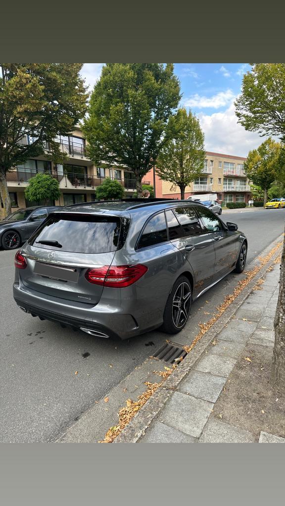Mercedes c klasse, Auto's, Mercedes-Benz, Particulier, C-Klasse, Diesel, Euro 6, Break, 5 deurs, Automaat, Zilver of Grijs, Bruin