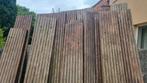 Terras hardhout planken 18x +- 230cm, Gebruikt, Hout, Ophalen