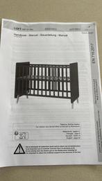 kinderbed met toebehoren, Matelas, Moins de 70 cm, Comme neuf, Enlèvement