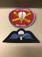 Patch paracommando en A brevet, Verzamelen, Ophalen, Landmacht, Embleem of Badge