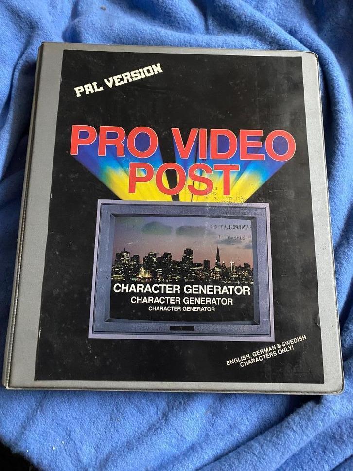 Amiga Logiciel Pro video post pour Amiga, Computers en Software, Vintage Computers, Ophalen of Verzenden