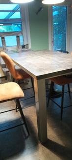 table haute, Huis en Inrichting, Tafels | Eettafels, Ophalen, Zo goed als nieuw, Metaal