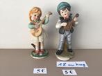 10 tal postuurtjes in porselein of beeldjes in biscuit, Antiek en Kunst, Ophalen of Verzenden