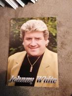 Fotokaart met handtekening Johnny white, Envoi