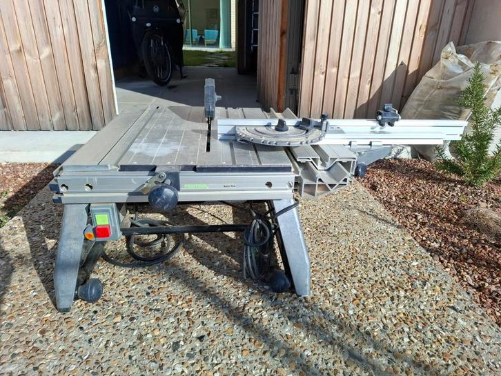 Festool basic plus avec module scie/fraiseuse/scie à chantou, Bricolage & Construction, Établis, Utilisé, Moins de 70 cm, Rabattable