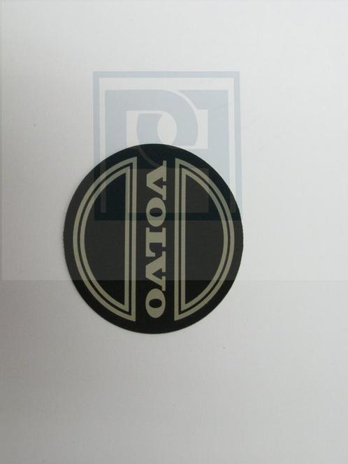 StickerinchVolvoinch naafdop zwart op chroom 50mm Volvo onde, Auto-onderdelen, Ophanging en Onderstel, Nieuw, Ophalen of Verzenden