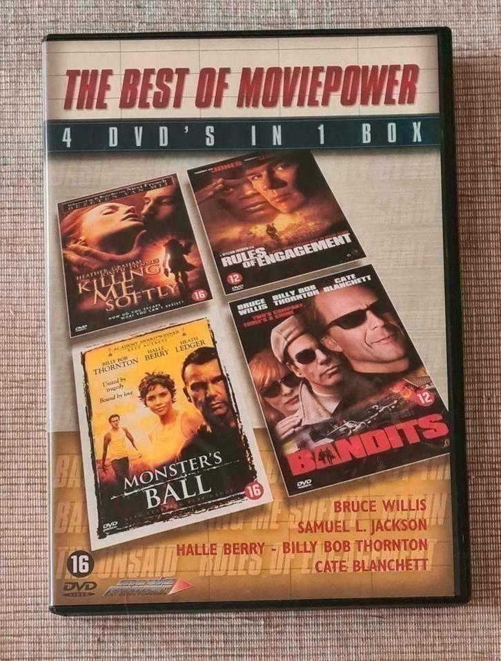 4 dvd-box "The best of moviepower", Cd's en Dvd's, Dvd's | Overige Dvd's, Zo goed als nieuw, Ophalen of Verzenden