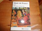 livre : Lais de Marie de France, Enlèvement ou Envoi, Un auteur, Comme neuf, Marie de France