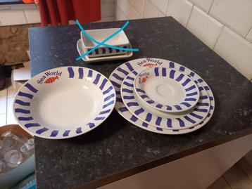 assiettes à vaisselle Sea World, Enlèvement ou Envoi, Utilisé, Assiettes(s)