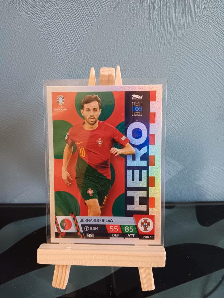 Tops Bernardo Silva, Hobby en Vrije tijd, Verzamelkaartspellen | Overige, Nieuw, Losse kaart, Foil, Ophalen of Verzenden