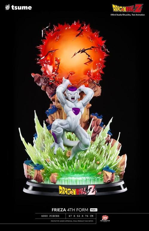 Dragon Ball Z Statue  Freezer Frieza 4th Form HQS+, Verzamelen, Beelden en Beeldjes, Nieuw, Fantasy, Ophalen