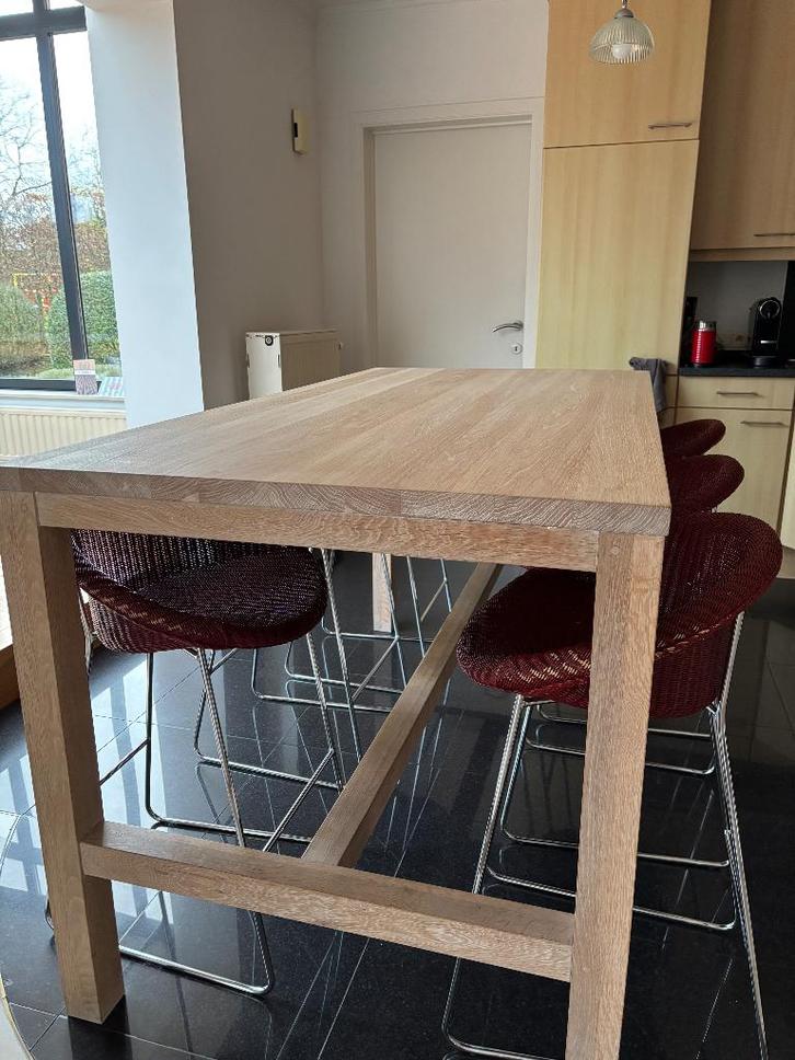 Barstoelen, Maison & Meubles, Tabourets de bar, Utilisé, 60 à 90 cm, 5 tabourets ou plus, Avec repose-pieds, Enlèvement