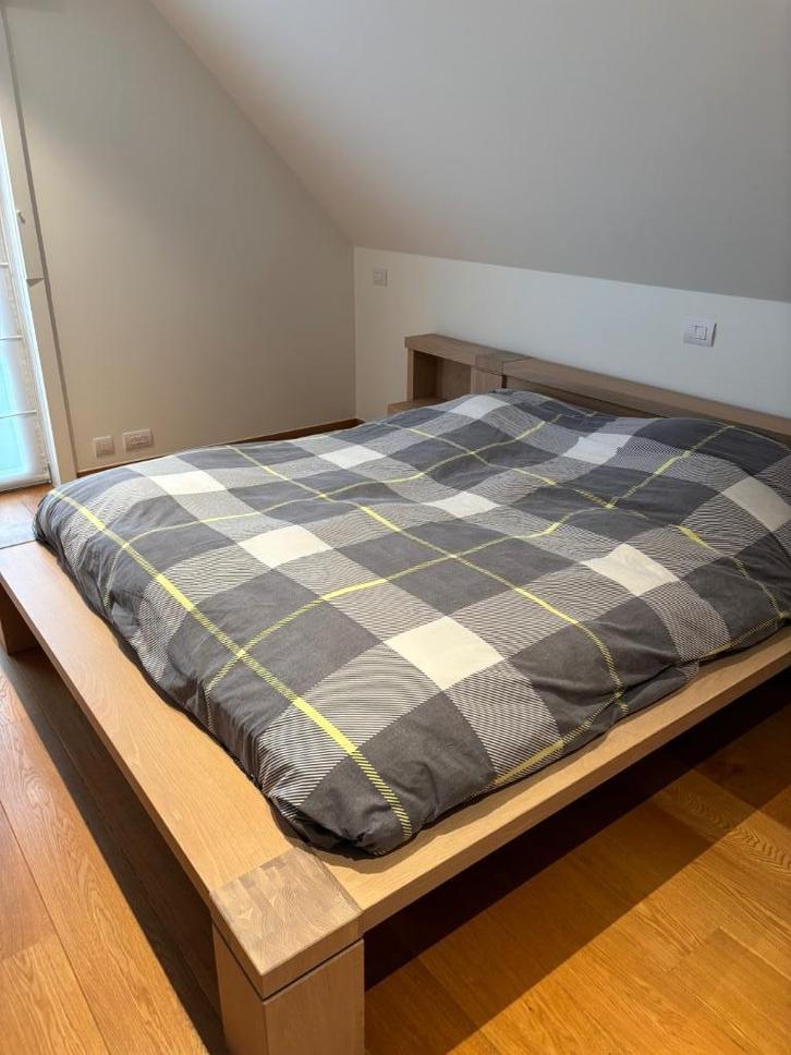 Bed inclusief lattenbodem met commode  en spiegel, Huis en Inrichting, Slaapkamer | Bedden, Gebruikt, Tweepersoons, 160 cm, 200 cm