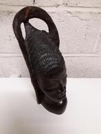 Sculpture bois tête de femme africaine, Antiek en Kunst, Ophalen