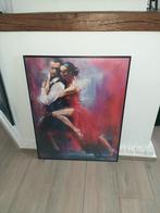 poster tango dansend koppel, Verzamelen, Posters, Ophalen, Rechthoekig Staand, Met lijst, Deurposter of groter