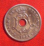 1904 pièce 10 centimes en FR Léopold 2, Postzegels en Munten, Munten | België, Verzenden, Metaal, Losse munt