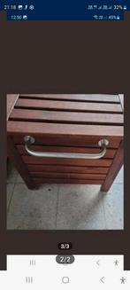 Tuin opberger , hout op wieltjes ikea applaro, Ophalen, Zo goed als nieuw, Hout