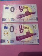 Tickets 0€ Duo souvenir Das U-boat 17 + jubileum 10j, Ophalen of Verzenden, Duitsland, Los biljet