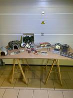 Decoratieset, accessoires, miniatuur treinstation, Hobby en Vrije tijd, Modeltreinen | Overige schalen, Ophalen of Verzenden, Gebruikt