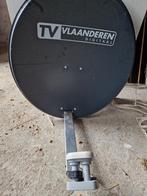 schotelantenne met ontvanger en decoder tv vlaanderen, Audio, Tv en Foto, Schotelantennes, Ophalen of Verzenden, Zo goed als nieuw