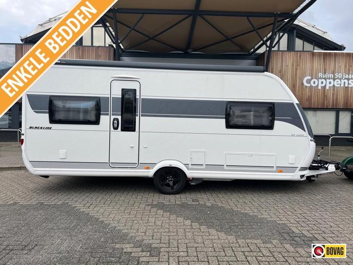 Hobby De Luxe 540 UL 2023 MOVER + LUIFEL!, Caravans en Kamperen, Caravans, tot en met 4, 1250 - 1500 kg, Rondzit, Hobby, 2 aparte bedden