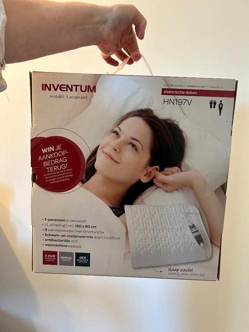 Inventum Elektrisch deken, Huis en Inrichting, Slaapkamer | Beddengoed, Nieuw, Ophalen of Verzenden