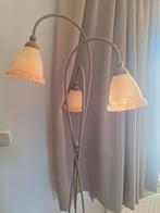 Leuke werkende staanlamp, Huis en Inrichting, Lampen | Hanglampen, Zo goed als nieuw, Ophalen, 75 cm of meer, Glas
