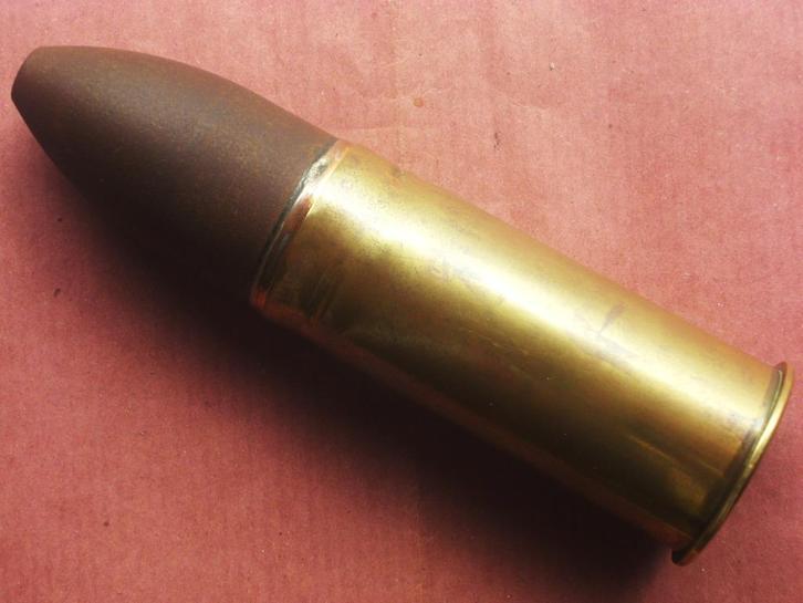 37mm pom-pom allemand inerte, percuté et vide daté août 1918, Verzamelen, Militaria | Algemeen, Landmacht, Overige typen, Verzenden