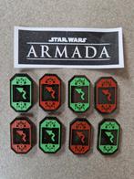 Star Wars Armada 8 Promo Acrylic Evade black  tokens  FFG, Enlèvement ou Envoi, Comme neuf, FFG