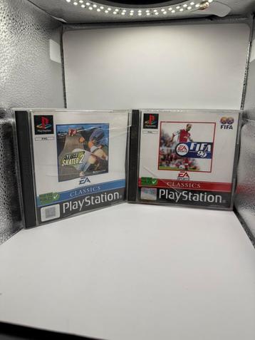 Street Skater + FIFA 99 PS1 Sony Playstation 1 Bundle Lot beschikbaar voor biedingen