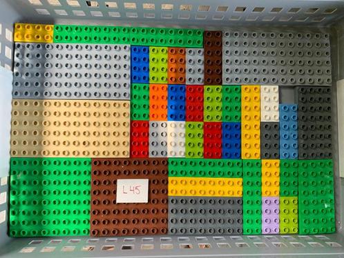 LEGO L45: LOT DUPLO GRONDPLATEN, Kinderen en Baby's, Speelgoed | Duplo en Lego, Zo goed als nieuw, Duplo, Losse stenen, Ophalen of Verzenden