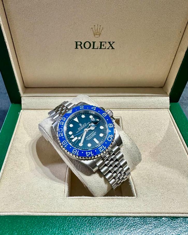 #Horloge#Rolex#Gmtmaster#Blueberry, Handtassen en Accessoires, Portemonnees, Nieuw, Blauw, Ophalen of Verzenden