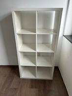 Witte kallax kast, Huis en Inrichting, Kasten | Boekenkasten, Ophalen, Met plank(en), Gebruikt, 100 tot 150 cm