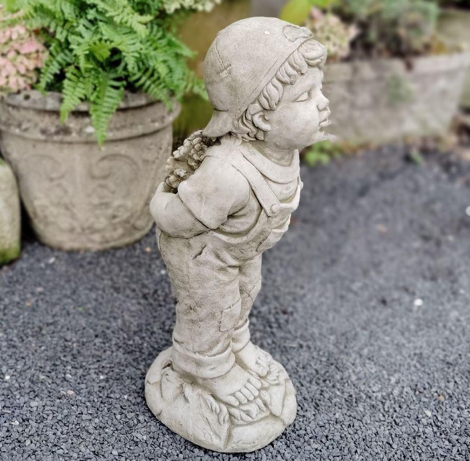 Betonnen tuinbeeld - Set van kussende jongen en meisje, Jardin & Terrasse, Statues de jardin, Neuf, Homme, Béton, Enlèvement