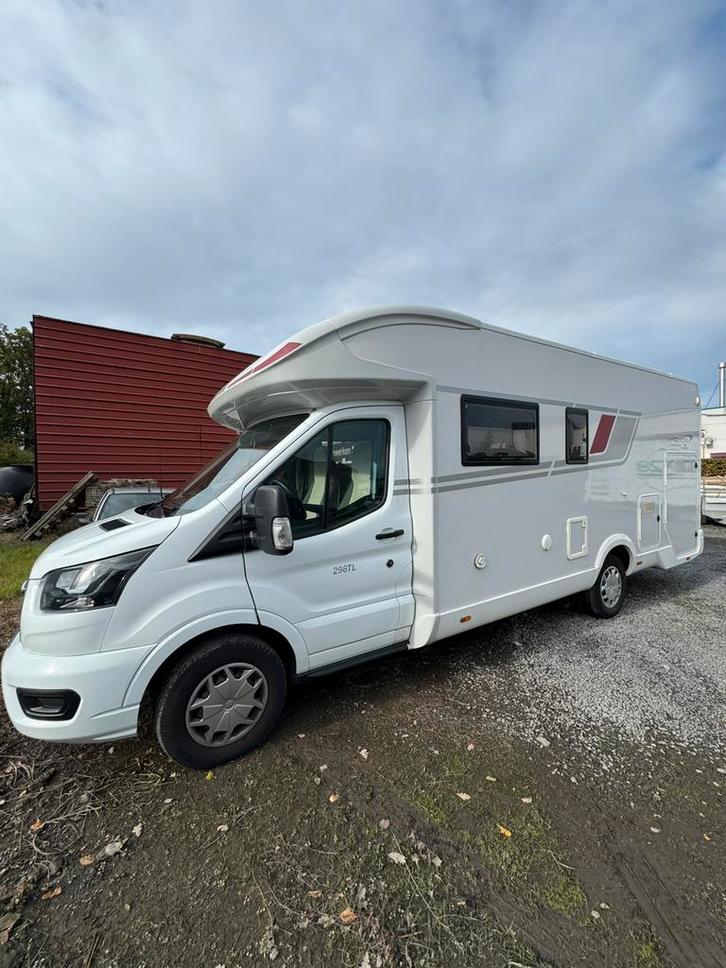 Te koop: Mobilhome Rollerteam Performance 298TL, Caravans en Kamperen, Mobilhomes, Integraal, Ford, Diesel, Automaat, Luifel, Ophalen