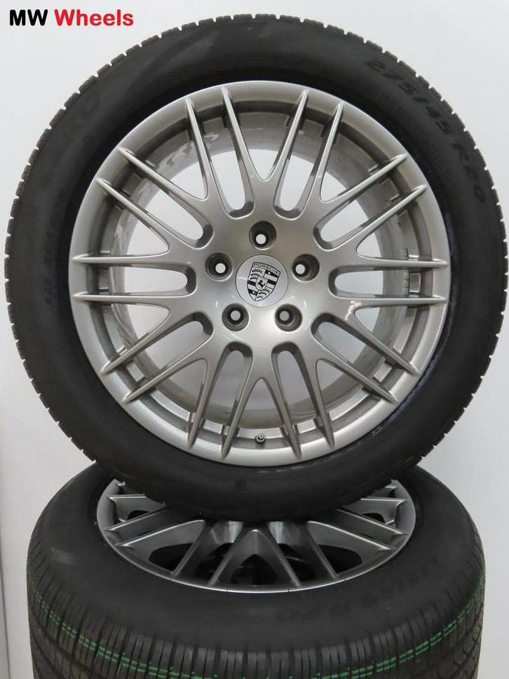 Porsche 20 inch Cayenne Spyder velgen met all season banden, Auto-onderdelen, Banden en Velgen, Banden en Velgen, All Season, 20 inch