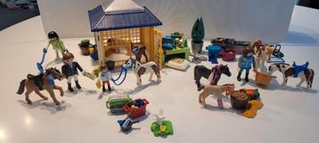Playmobil: paarden en hun verzorging / manège, Enlèvement, Comme neuf