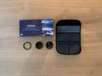 Kit Filtres Hoya 52mm (UV, Polarisant, ND8), Comme neuf, Filtre polarisant