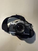 Vintage Olympus OM10 Spiegelreflex + Zuiko 50mm F/1.8 & Stra, Audio, Tv en Foto, Ophalen of Verzenden, Zo goed als nieuw, Spiegelreflex