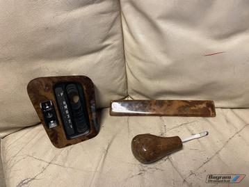 Bmw E36 houten inleg delen set hout  automaat pook 3-serie m beschikbaar voor biedingen