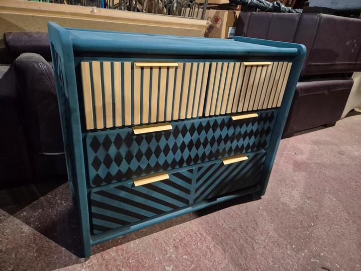 Beschilderde commode, Huis en Inrichting, Woonaccessoires | Overige, Zo goed als nieuw, Ophalen