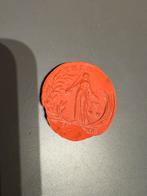 19e-eeuwse rode zegellakafdruk met Themis (Justitia), Envoi