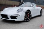 Porsche 911 Carrera 4S Sport Design Sport Chrono 50 Years, Auto's, Porsche, Automaat, Cabriolet, Wit, Leder
