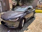 Tesla Model X 2020 (long range), autopilot (100kw), Auto's, Automaat, Model X, Beige, Blauw