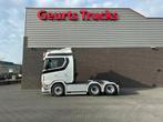 Scania S650 V8 A6X2NB SPECIAL INTERIOR TREKKER MET HYDRAULIE, Autos, Camions, Argent ou Gris, Achat, Euro 6, Scania