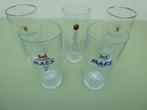 Bierglazen M en J, Ophalen of Verzenden, Gebruikt, Bierglas