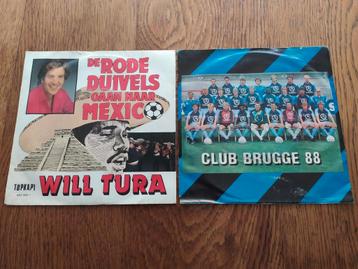 45 T singles Club Brugge/Rode Duivels