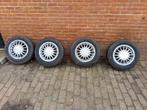 Aluminium velgen 14" 4x108 met goeie banden, Auto-onderdelen, Ophalen, Band(en)