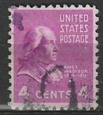 USA 1938 - Yvert 373 - James Madison (ST), Verzenden, Gestempeld