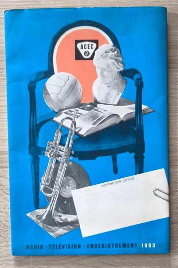 ACEC-reclamecatalogus 1963. Radio Télévision beschikbaar voor biedingen